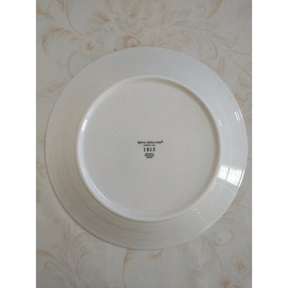 Royal Doulton 1815 Bold Brushstroke Porcelain Lilac Dinner Plate 11 Inch NEW - Picture 3 of 5